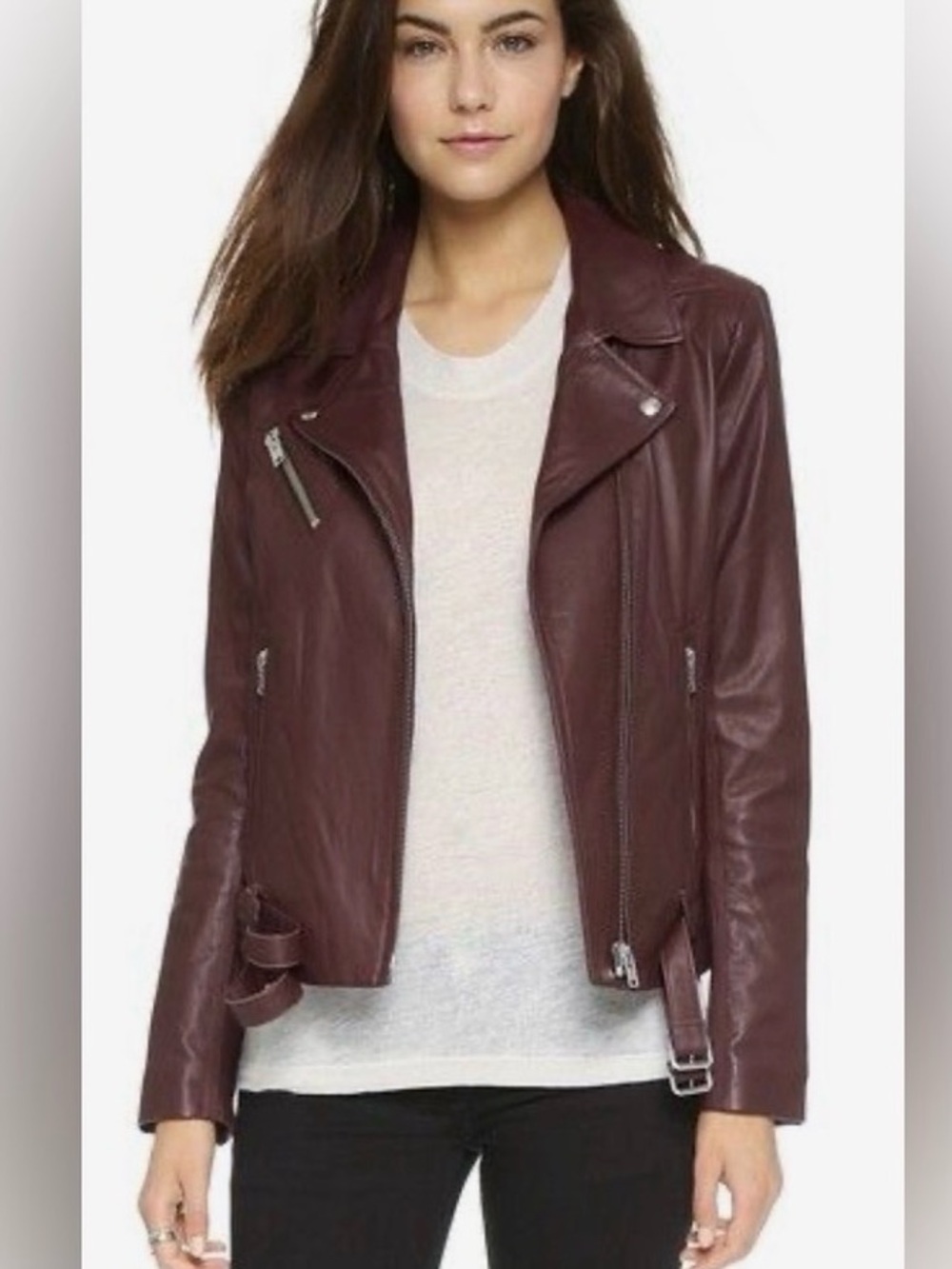 IRO Jone Leather Moto Jacket